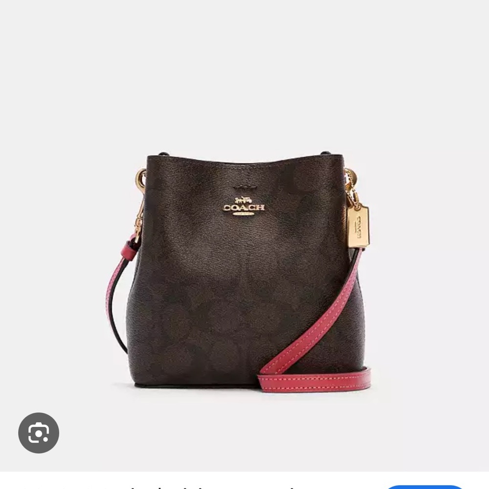 Coach Signature Mini Town Bucket Bag